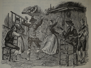 Ball de la jota, segons una capçalera de romanç de meitat del s.XX. Recollida per Joan Amades. (AMADES, Joan, 1982. Pg. 707, vol. I).