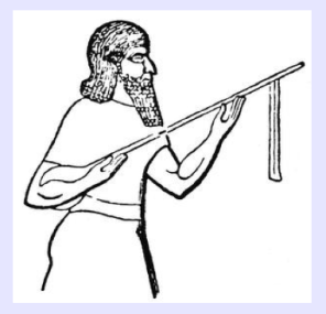 Representación del laúd mesopotámico